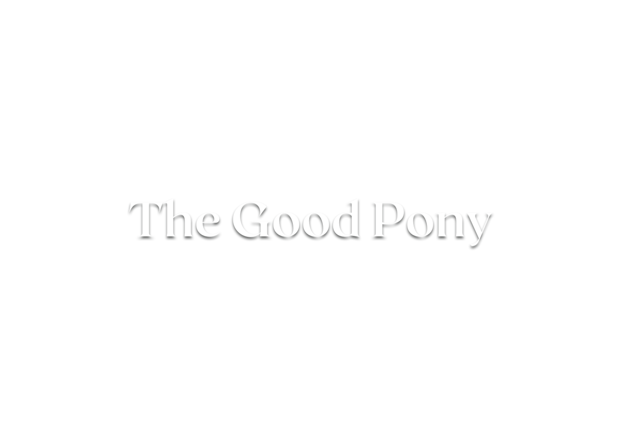 The Good Pony