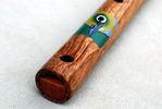 Silvereye, Wooden High Am Pentatonic Flute, Handcrafted