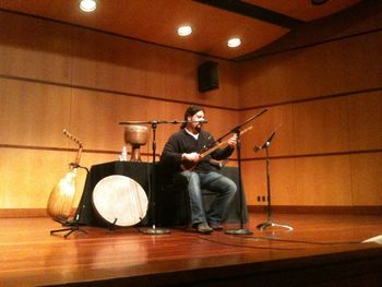 Pezhham Akhavass, Tombak, Daf, Percussion, Demonstration on Persian Classical Music at Santa Clara University, CA 2011
