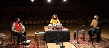 Pezhham Akhavass, Ustad Zakir Hussain, Abbos Kosimov, Bing Concert Hall, Stanford, California 2020
