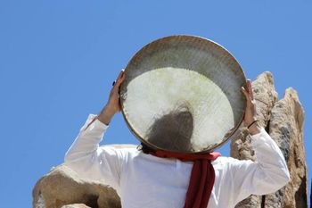 Pezhham Akhavass, Tombak, Daf, Percussion, Joshua Tree National Park, California, 2013
