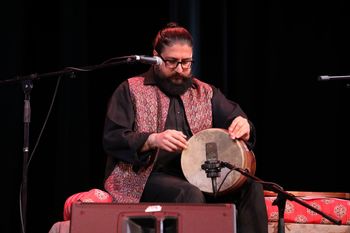 Pezhham Akhavass, Tombak, Daf, Percussion, Duke Ellington Concert Hall, Washington DC, April 28, 2019
