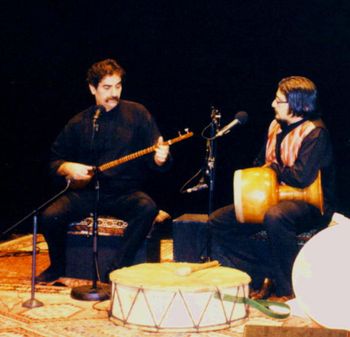 Shahram Nazeri and Pezhham, Theater Du La Ville, Paris 2001
