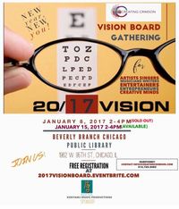 Creating Crimson 2017 Vision Board Gathering