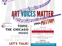 Art Voices Matter Music Meetup: The Chicago Music Scene for Indie Artists- LET'S TALK!
