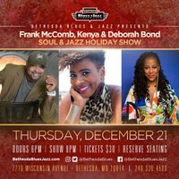 Frank McComb, Kenya & Deborah Bond Soul & Jazz Holiday Show