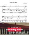 How Long Blues by Leroy Carr - Blues Piano Sheet Music