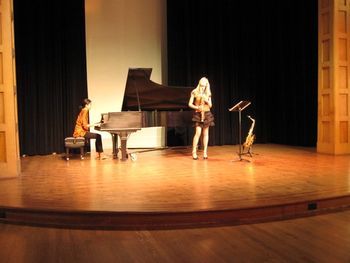 Cynthia Marie with Gwen Bayly at Chapel performance Space
