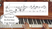 Slow Blues Transcription - Jazz Blues Piano Sheet Music