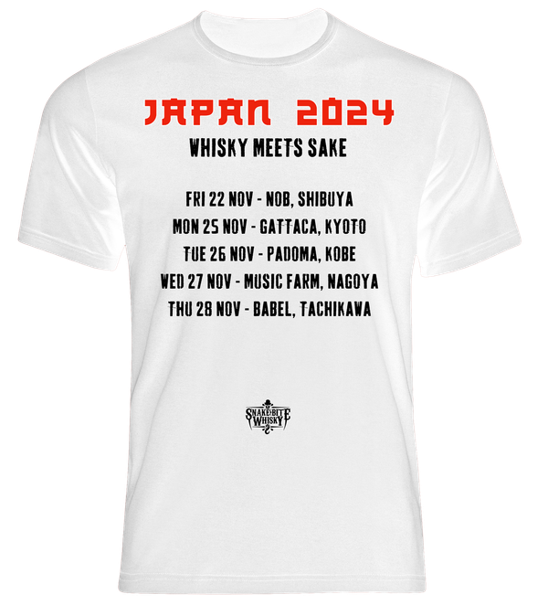 【当店限定販売】 2024 Japan Throttle Full | Whisky Bite Snake - T-Shirt Tour ミュージシャン