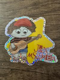 Jen Msumba Official Glitter Sticker