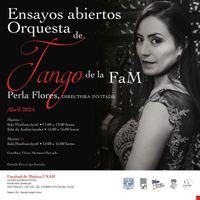 Perla Flores en la FaM UNAM