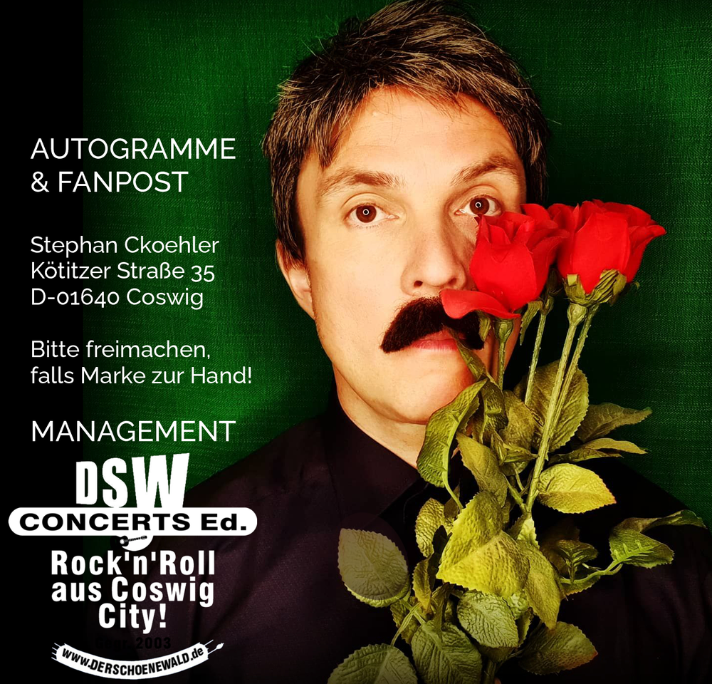 Autogramme & Fanpost - Stephan Ckoehler | Rock'n'Roll aus Coswig City