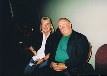 With Christy Moore "A true legend"
