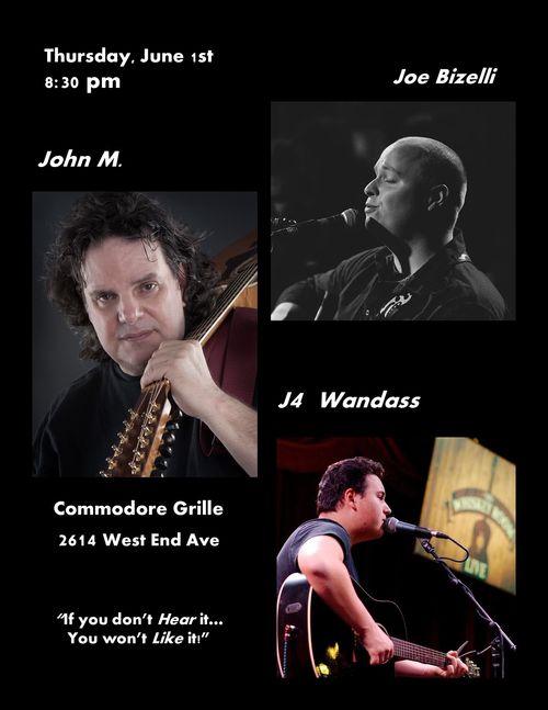 NEXT GIG!  Thursday, June 1st!