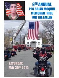 9th Annual Motorcycle Run in Memory of PFC Brian Moquin