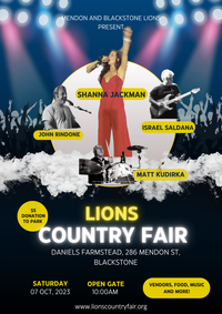 CANCELLED: Lions Country Fair w/Shanna Jackman