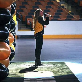 Boston Bruins Auditions 2018 - Photo by Jim Davis, Boston Globe
