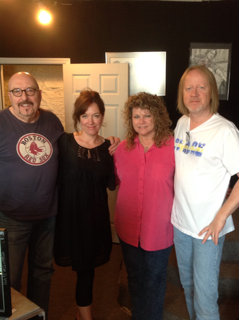 Recording day for "You Are On My Mind" ... a Jerry Fox/LindaMckenzie duet song.  Ron Wallace & Tania Hancheroff aced the vocals perfectly!
