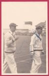 Signed cricket photograph - Ian Craig and Lindsay Hassett (1953)