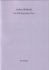 Arthur McBeath. We Will Remember Thee: Pat Rodgers