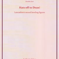 Hats Off to Dean! Lancashire's record bowling figures.