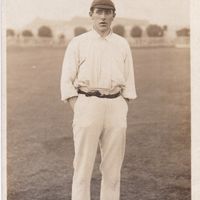 Edwardian cricket postcard - Ralph Whitehead (Lancashire CCC)