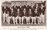 Cricket postcard - Surrey CCC 1950