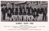 Cricket postcard - Surrey CCC 1960