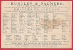 Original Huntley & Palmers Trade Card, 1878: Cricket