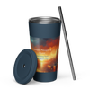 Insulated Tumbler with a Straw