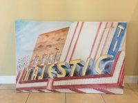 Watercolor Poster Majestic Marquee 11" x 17"