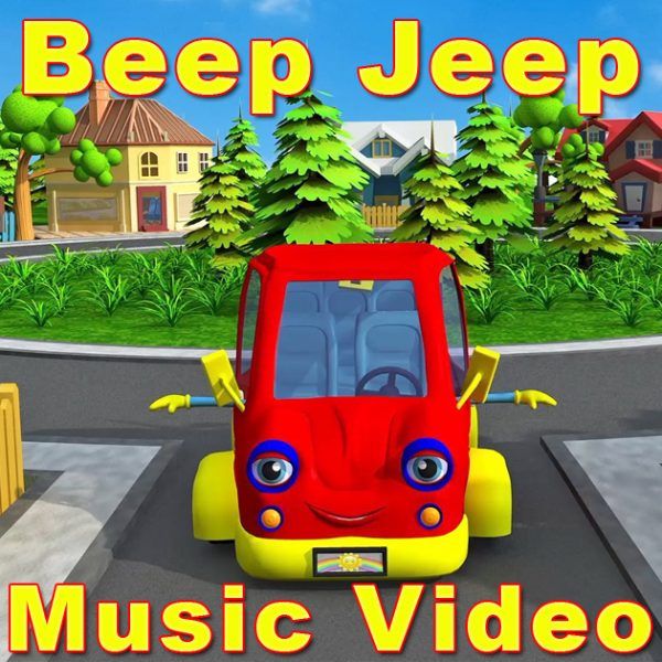 Beep Jeep animated videos with the song soundtrack, by Rainbows and Sunshine