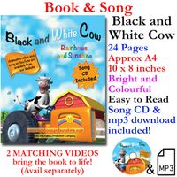 Black and White Cow Book and Song