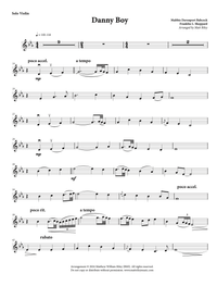 Danny Boy - Violin Sheet Music