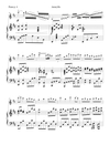 Amaryllis - Piano Accompaniment Sheet Music