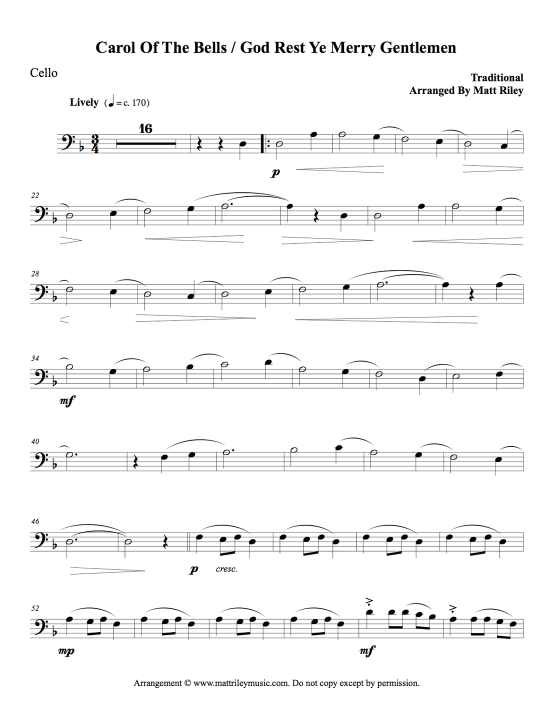 Cello page 1 preview
