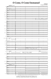 O Come, O Come Emmanuel - Electric Guitar & Orchestra - Score & Parts (PDF)