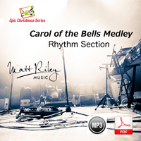 Carol of the Bells / God Rest Ye Merry Gentlemen - Rhythm Section by Matt Riley
