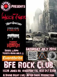 Watchtower w/ special guests Rev Skelton, Stress Level Red, Fortress, Dyer Infernum