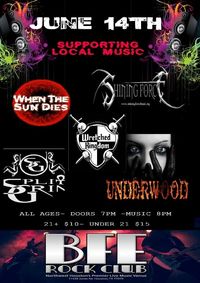 Shining Force, When The Sun Dies, Split Grin, Underwood, Wretched Kingdom