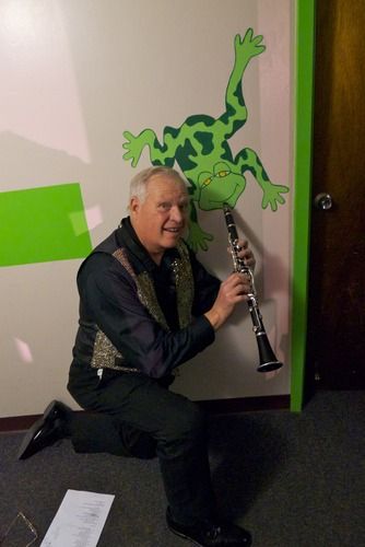 February 16, 2013--Annual Concert Frog Plays John's Clarinet
