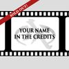 Your Name In The Credits