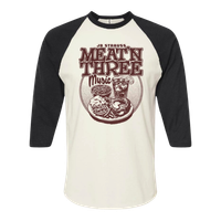 Meat 'n Three Baseball Tee