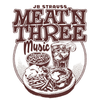 Meat 'n Three Baseball Tee