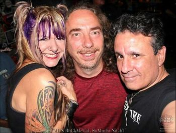 With Joe Raimondo Drummer from Arch Demon
