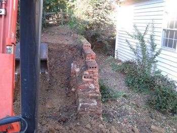 Failing Brick Wall Removal
