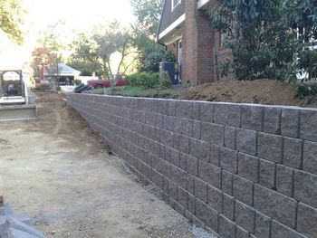Segmental Retaining Wall Construction
