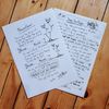 Original Handwritten Lyrics Sheet 