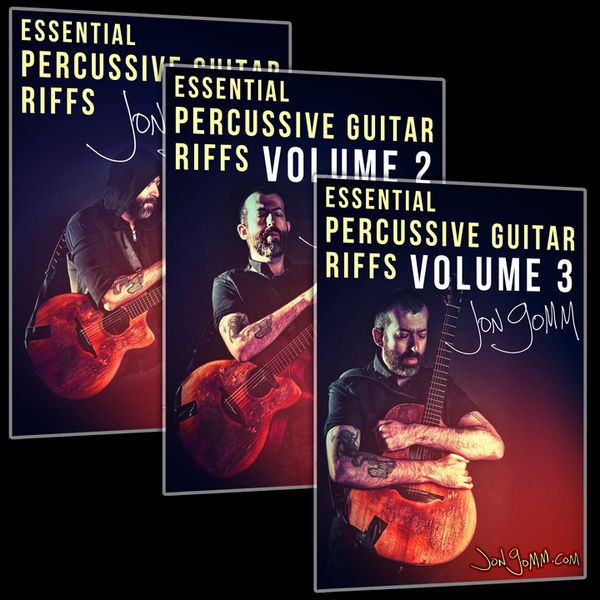 Essential Percussive Guitar Riffs Bundle Vol 1 2 3 Jon Gomm